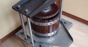 Do-it-yourself grape press manufacturing process