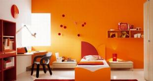 Orange color in the interior - combinations and design options Features of the use of finishing material