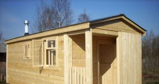 Making a mini-sauna with your own hands in the country Mini saunas for country houses
